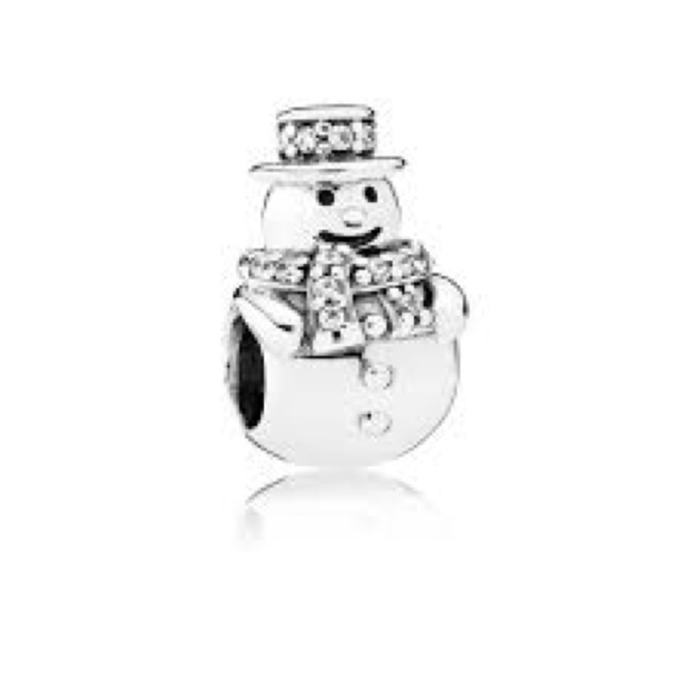 Authentic Pandora Snowman Charm